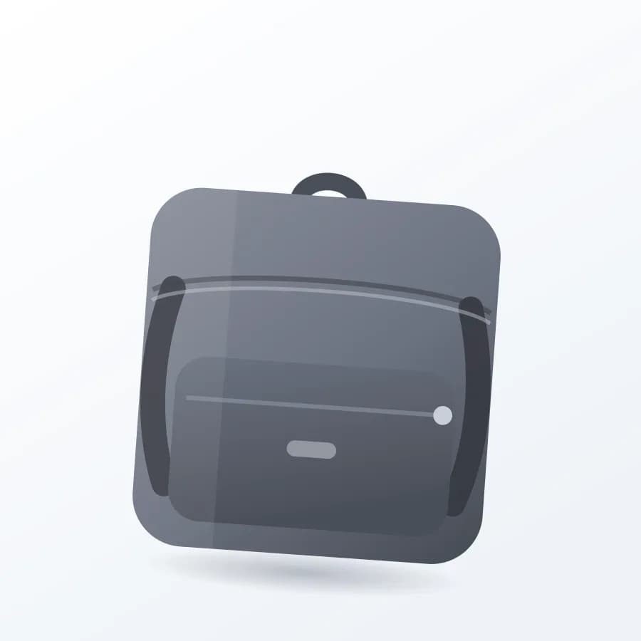 Baby Diaper Backpack side view