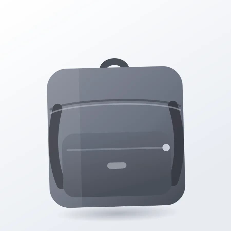 Baby Diaper Backpack interior