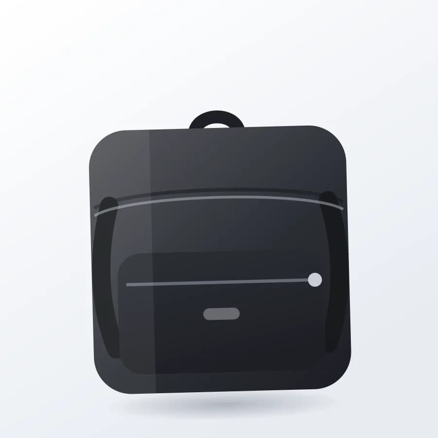 Business Laptop Backpack interior