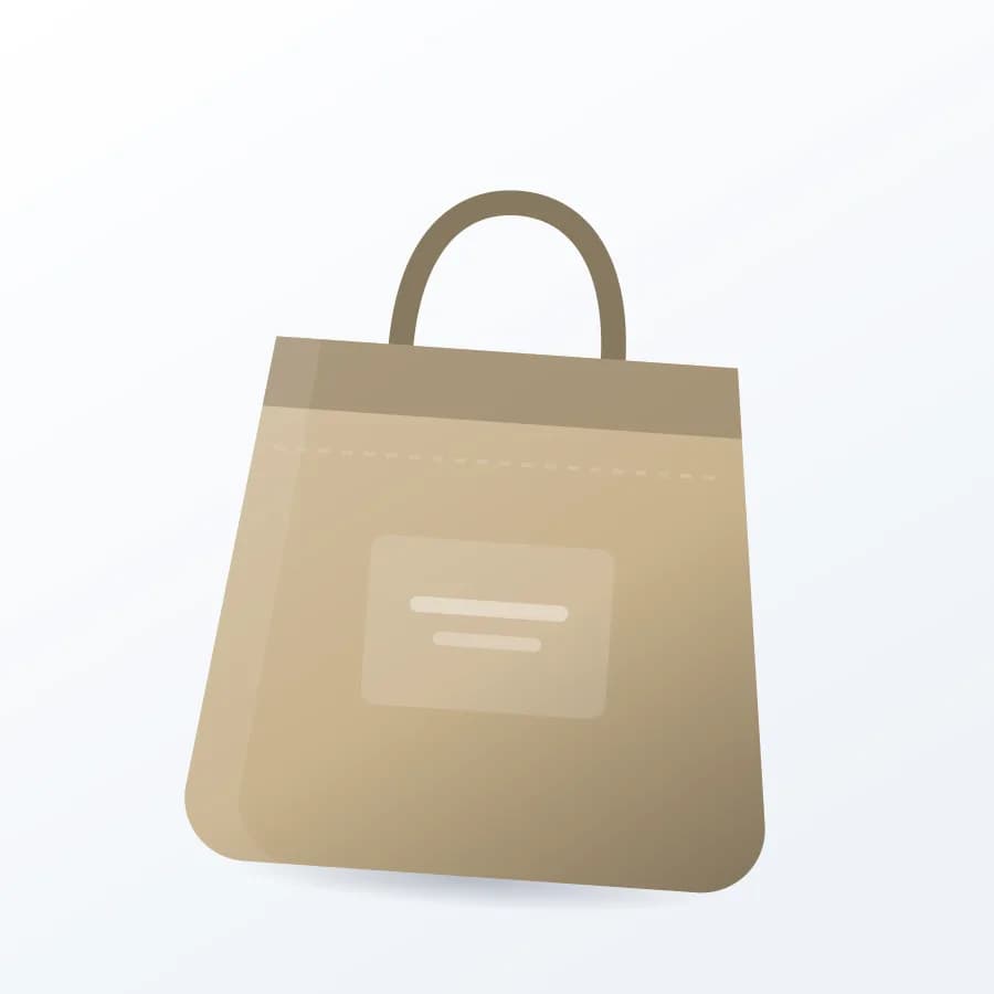 Canvas Utility Bag side view