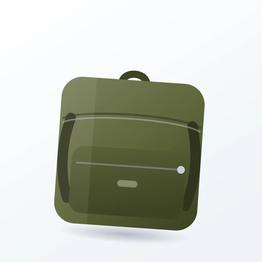 College Shoulder Bag side view