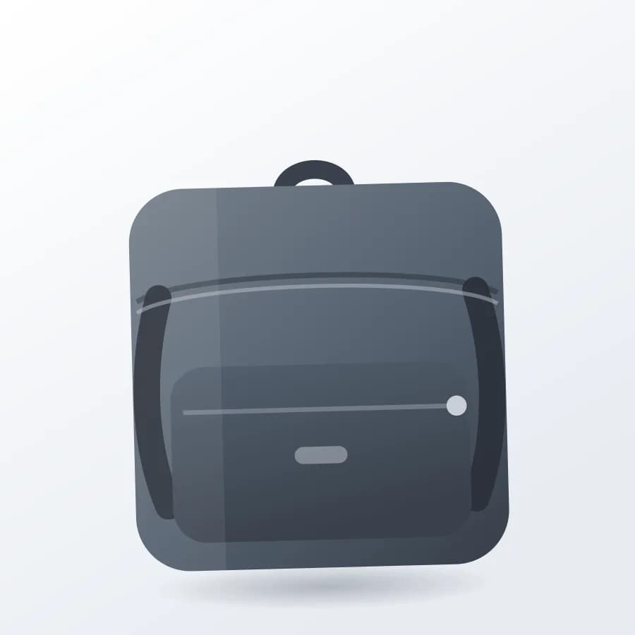 Convertible Laptop Backpack interior