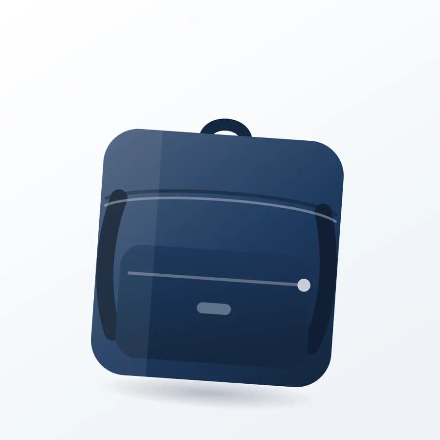 Ergonomic School Bag side view