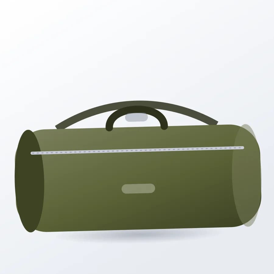 Gym Duffle Bag interior