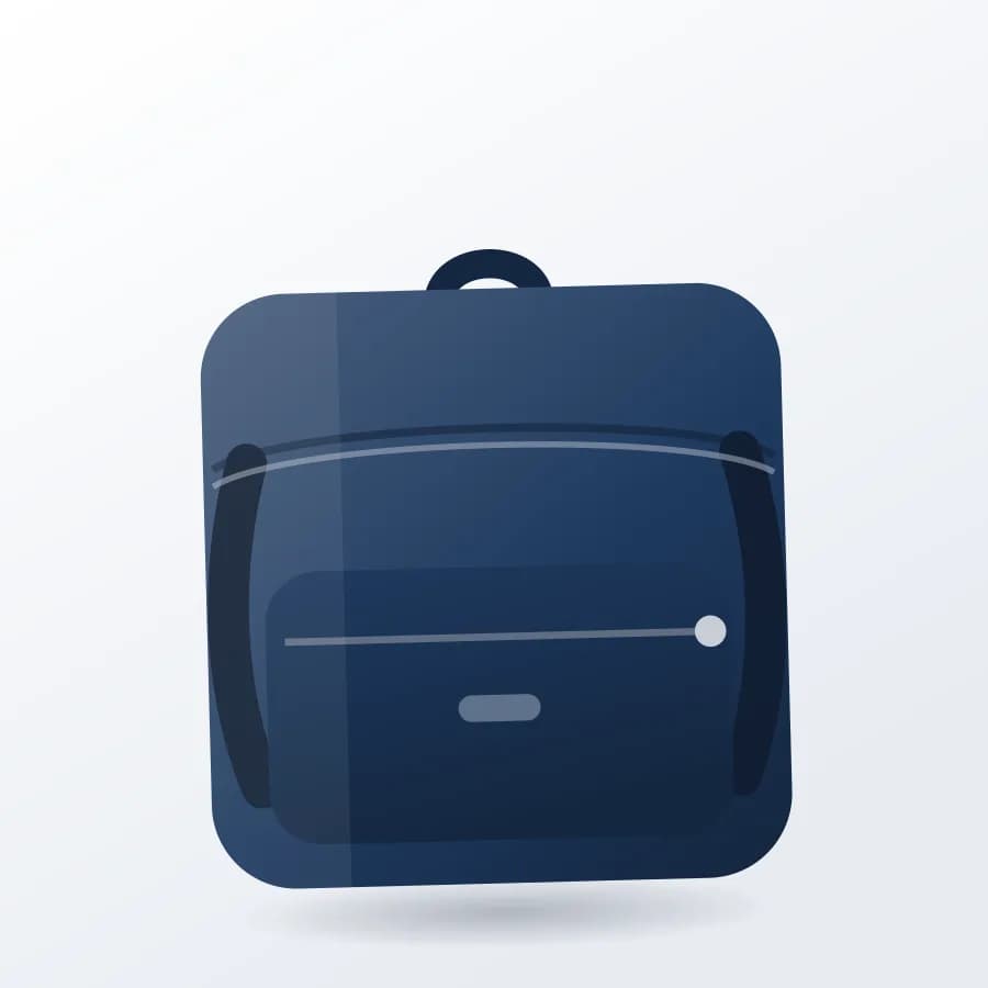 Premium Laptop Backpack interior