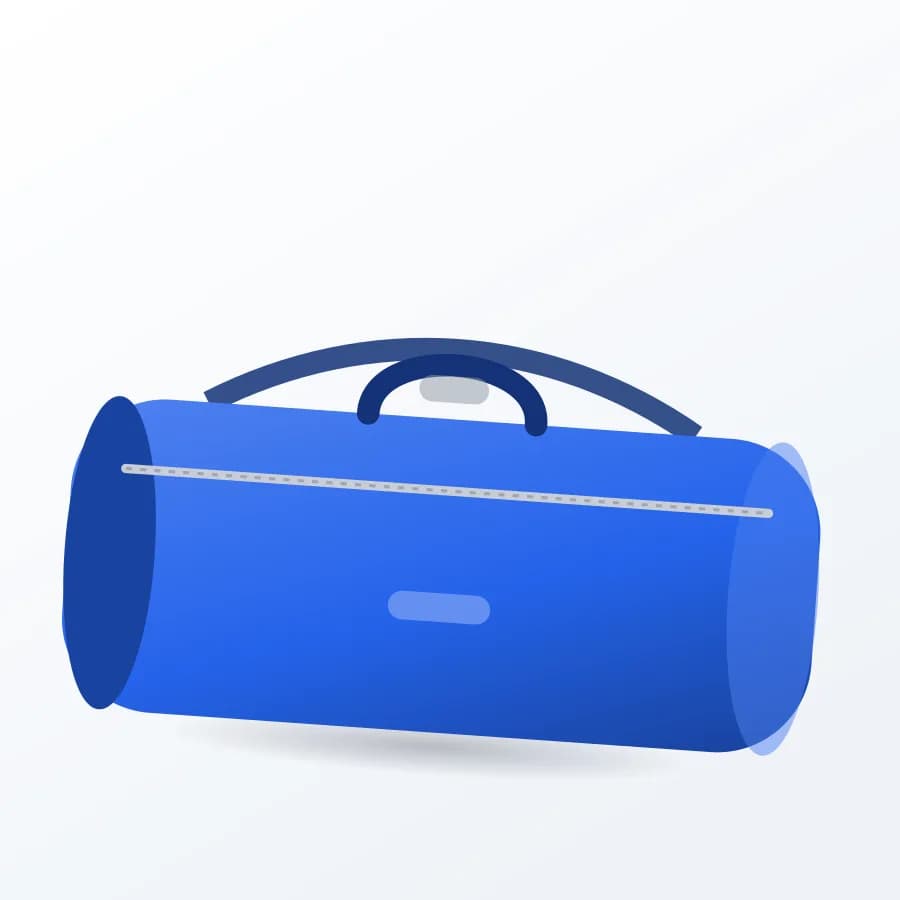 Sports Kit Bag side view