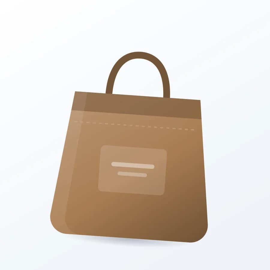 Structured Tote Bag side view