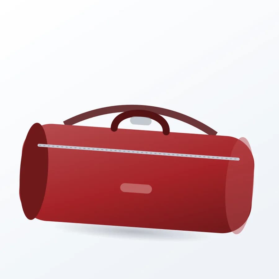 Travel Duffle Bag side view